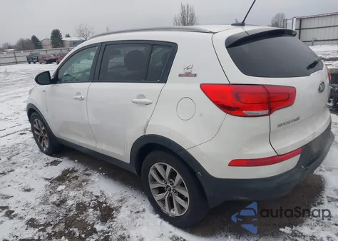 2016 Kia Sportage Lx from USA, damaged, VIN KNDPBCAC6G7798167